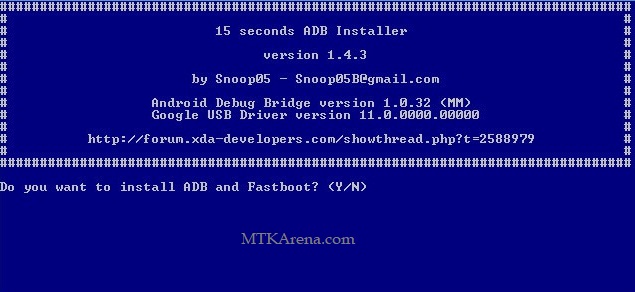 easy install adb and fastboot 15 second